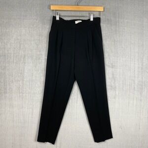 Aritzia Babaton Pants Womens 0 Black Straight Leg Work Chic Minimalist Office